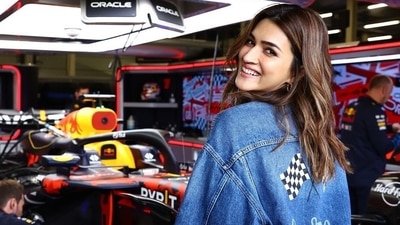 Kriti Sanon looked summer-ready in a denim-on-denim look for the event. 