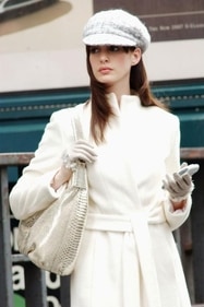 When Andy really came into her own with an all-white ensemble When Andy really came into her own with an all-white ensemble