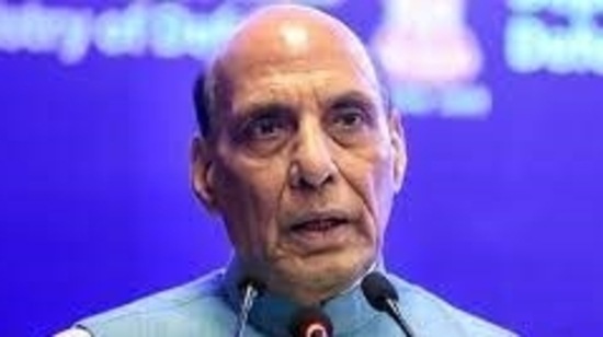 Defence minister Rajnath Singh. (HT file)