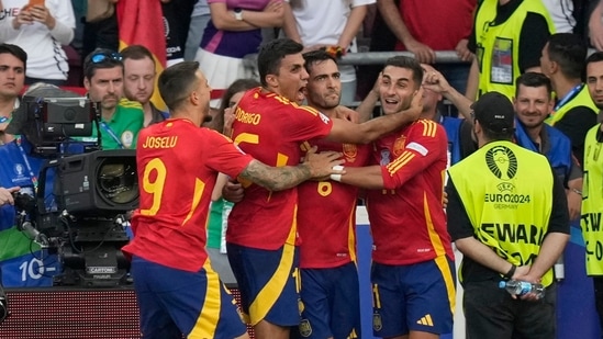 Spain will take on France for a spot in Euro 2024 finals(AP)