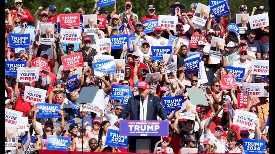 Former U.S. President and Republican presidential candidate Donald Trump holds a campaign event, in Chesapeake, Virginia, U.S. June 28, 2024. REUTERS/Brendan McDermid (REUTERS)