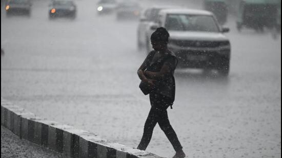 In the last 24 hours ending at 8.30 am on Tuesday, there was heavy rainfall in isolated places in North Gujarat, particularly in Sabarkantha district (Representational image/Deepak Gupta/HT Photo)