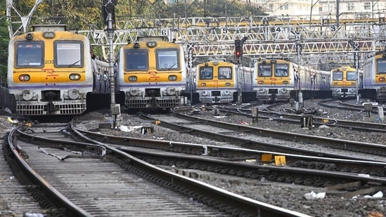 Mumbai rain update: The railway is the lifeline of Mumbai, connecting different corners of the city. (HT File)