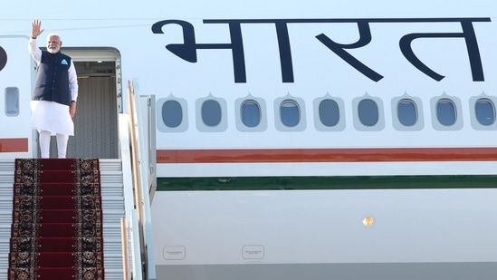 Moscow: Prime Minister Narendra Modi departs for Austria.(PTI)