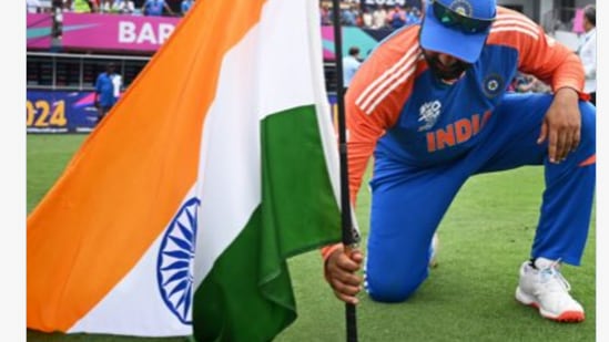 Rohit Sharma's new profile picture on X drew ire of the fans who accused him of ‘disrespecting the Indian flag’