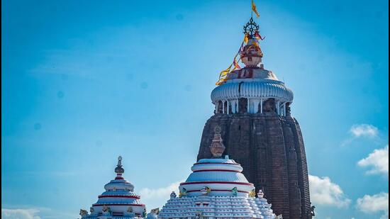 The Jagannath temple in Puri, Odisha. (HT Photo)