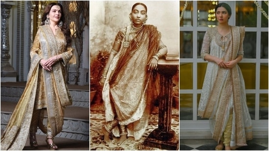 All about Nita Ambani's Hyderabadi kurta, khada dupatta look that even Mahira Khan rocked at her wedding