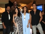 Suriya, Radhika Madan, Jyotika and Akshay Kumar at Sarfira screening.