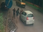 Vaishali Shinde, 36 was rushed to the hospital after the incident where she succumbed to her injuries. (CCTV screengrab)