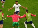 Netherlands vs England, UEFA Euro 2024 semi-final Highlights: Ollie Watkins celebrates ENG's winner.