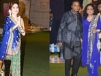 Nita, Anil and Tina Ambani at the Shiva Shakti Puja. Nita, Anil and Tina Ambani at the Shiva Shakti Puja.
