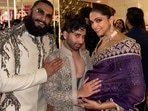 Ranveer and Deepika with Orry at Anant and Radhika's sangeet