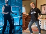Snapshot of Ricky Pond dancing to Vicky Kaushal's new song Tauba Tauba. Snapshot of Ricky Pond dancing to Vicky Kaushal's new song Tauba Tauba.