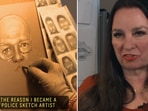 The image shows a woman who became a police sketch artist after her brush with death. The image shows a woman who became a police sketch artist after her brush with death.