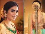Isha Ambani looked gorgeous in her teal lehenga but her hairstyle held our attention the strongest.