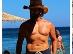 Kareena Kapoor shared a shirtless picture of Saif Ali Khan from their Europe holiday. Kareena Kapoor shared a shirtless picture of Saif Ali Khan from their Europe holiday.