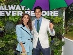 Kiara looked stunning as ever in a suave pantsuit, while Sidharth complemented her in a blue shirt, white blazer and grey trousers. (Getty Images) Kiara looked stunning as ever in a suave pantsuit, while Sidharth complemented her in a blue shirt, white blazer and grey trousers. (Getty Images)