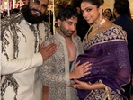 Orry put his hand on Deepika Padukone's baby bump for a picture. Orry put his hand on Deepika Padukone's baby bump for a picture.