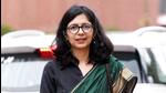 Swati Maliwal was present in court on Wednesday. (ANI) Swati Maliwal was present in court on Wednesday. (ANI)