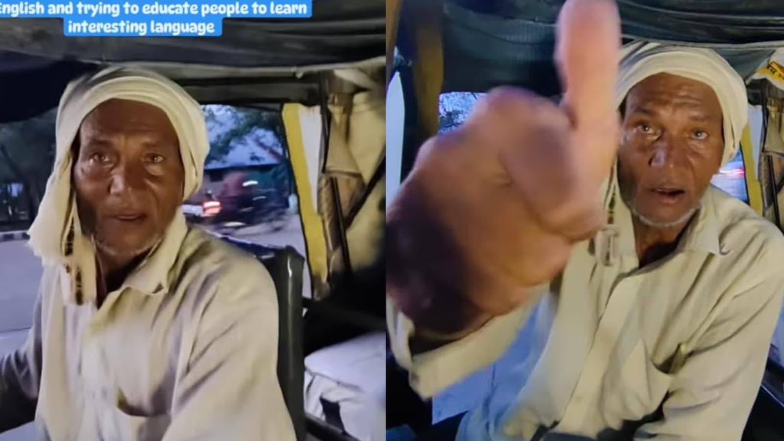 Amravati auto driver’s fluent English stuns commuters: ‘If you know English, you can go to London, America’. Watch