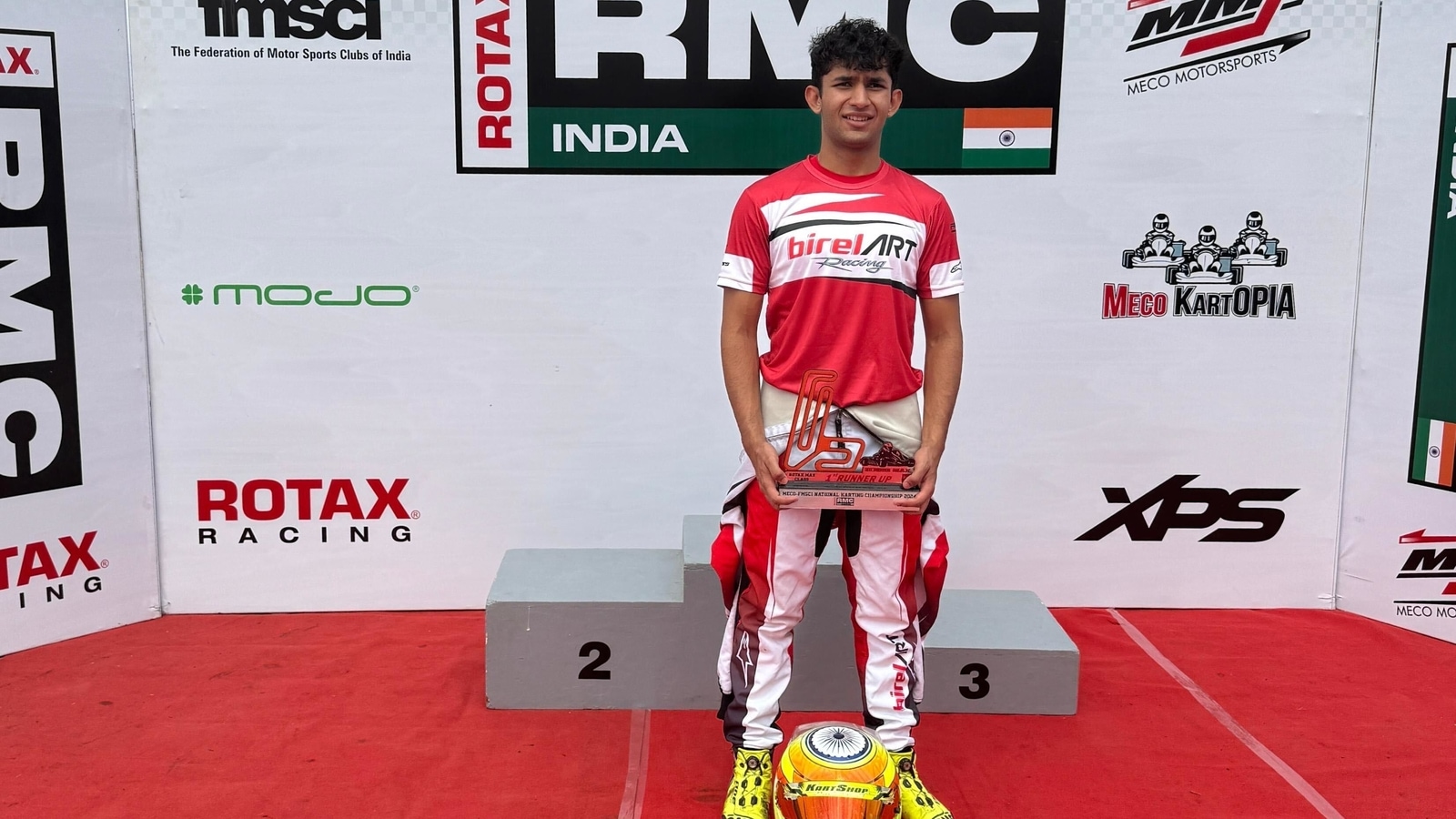 Hunner Singh from Gurugram shines again in senior category at National Karting Championship