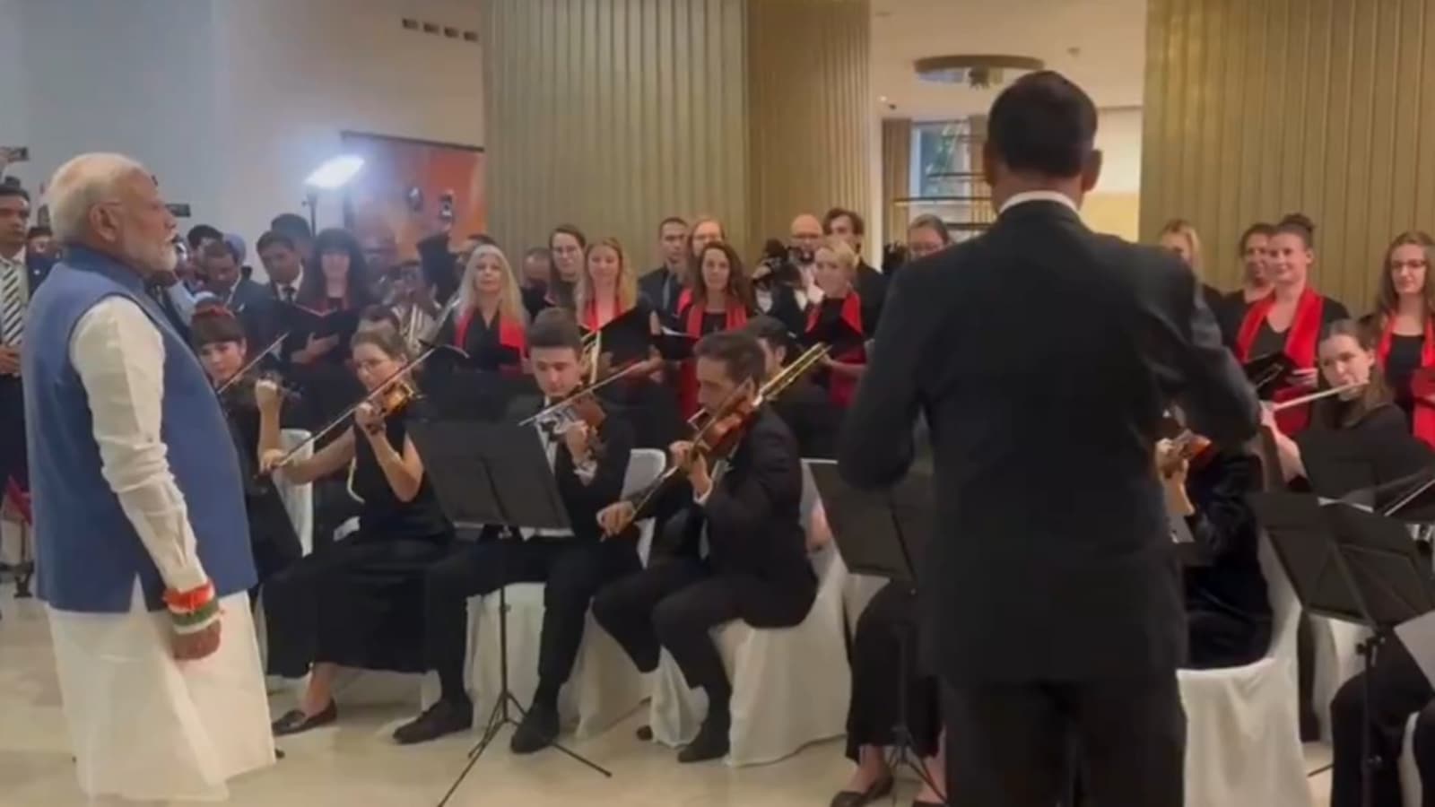 Watch: ‘Vande Mataram’ played as PM Narendra Modi arrives in Austria's Vienna