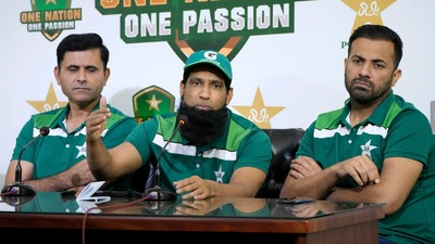 Abdul Razzaq, Mohammad Yousaf and Wahab Riaz Abdul Razzaq, Mohammad Yousaf and Wahab Riaz