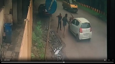 Vaishali Shinde, 36 was  rushed to the hospital after the incident where she succumbed to her injuries. (CCTV screengrab)