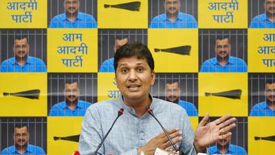 Delhi minister Saurabh Bharadwaj. (HT Archive) Delhi minister Saurabh Bharadwaj. (HT Archive)