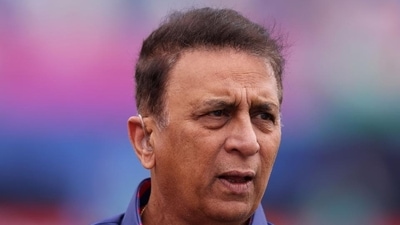 Sunil Gavaskar looks on during the ICC Men's T20 Cricket World Cup Sunil Gavaskar looks on during the ICC Men's T20 Cricket World Cup
