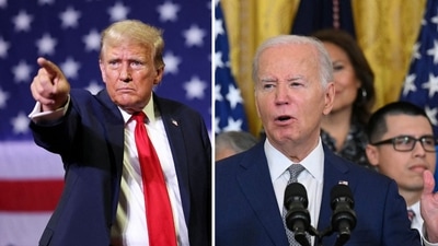 Donald Trump challenges Joe Biden to golf match and offers $1mn to charity if he were to lose (REUTERS/Tom Brenner, photo by Drew ANGERER / AFP) Donald Trump challenges Joe Biden to golf match and offers $1mn to charity if he were to lose (REUTERS/Tom Brenner, photo by Drew ANGERER / AFP)