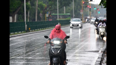With the monsoon system becoming more active in Chandigarh, more rain can be expected from Thursday. There are chances of heavy rain, above 60 mm, on Friday. (HT Photo)