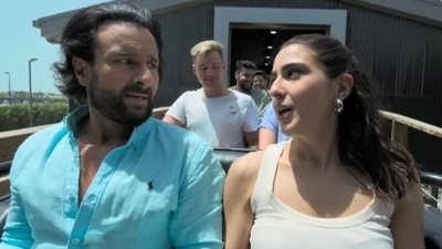 Sara Ali Khan and Saif Ali Khan in the new ad, Sara Ali Khan and Saif Ali Khan in the new ad,