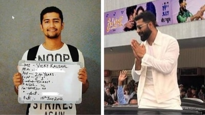 Vicky Kaushal posted a throwback picture from his struggling days in his gratitude post. Vicky Kaushal posted a throwback picture from his struggling days in his gratitude post.