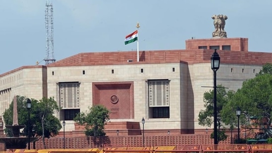 Indian Parliament building. (HT Photo)(HT_PRINT)