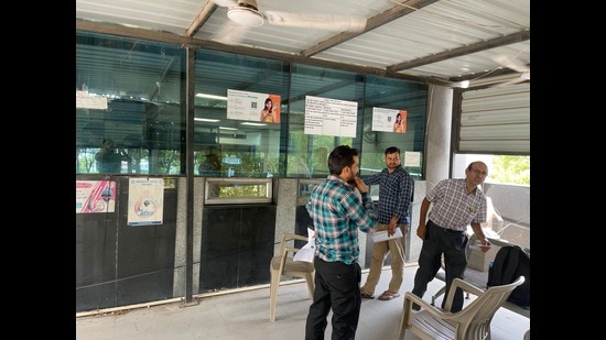 The staff at the Mohali MC office expressed helplessness due to a non functional online portal.