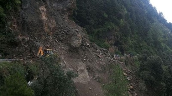 Additionally, more than 130 tourists from outside this area, migrant workers and merchants remain temporarily stranded there due to road disruptions, says state media. (representational image)(Saurabh Chauhan/HT/HT File Photo)