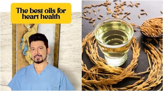 “Spilling the best cooking oils for a healthier you! Remember moderation is key,” read Dr Shriram Nene's post.(Instagram/@drneneofficial, Unsplash)