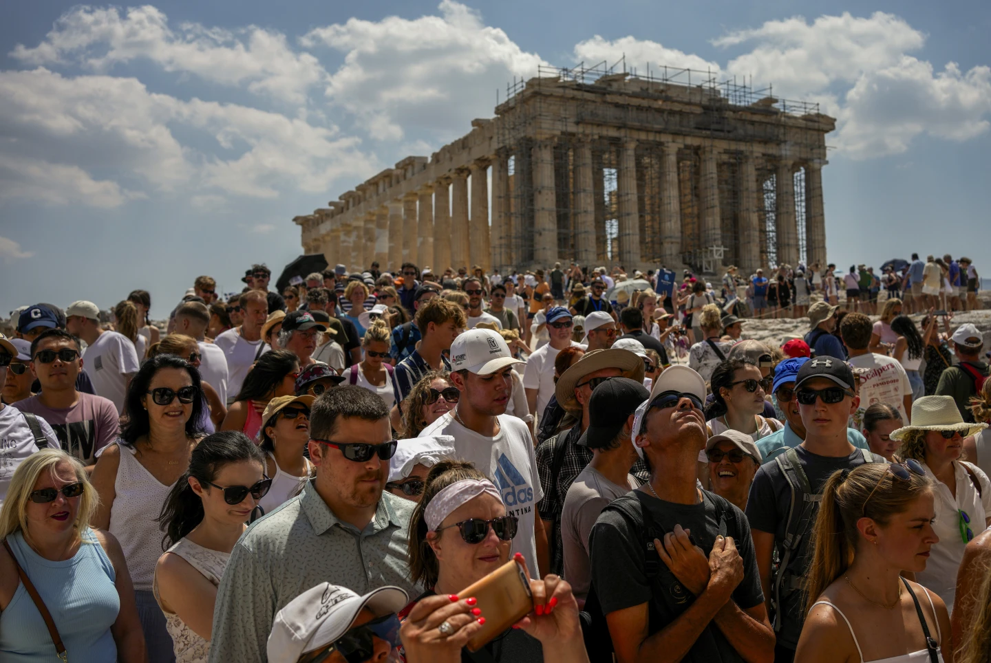 Acropolis in Greece now has a ticketing system for tourists(AP)