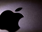 Apple logo is seen in this illustration. Apple warned some iPhone users in India of possible spyware attack.