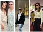 Presenting a diverse spectrum of styling with today's roundup of best-dressed celebs, From Priyanka and Nick in pastel co-ords to the iconic airport looks of Katrina Kaif's relaxed baggy outfit and Kriti Sanon's chic style to the sizzling photoshoot looks of Shilpa Shetty's sensual glam and Nora Fatehi's old Hollywood aesthetic. 