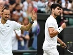 Daniil Medvedev is up against Carlos Alcaraz in the Wimbledon 2024 semi-final. Daniil Medvedev is up against Carlos Alcaraz in the Wimbledon 2024 semi-final.