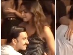 Deepika Padukone and Ranveer Singh can't keep hands off each other in cute video. Deepika Padukone and Ranveer Singh can't keep hands off each other in cute video.
