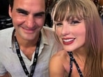 Roger Federer and Taylor Swift were all smiles in a selfie together. Roger Federer and Taylor Swift were all smiles in a selfie together.