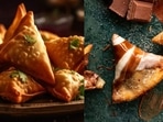 Cheese and jalapenos to Nutella: Unique samosa fillings to try(Freepik, Sanjana.Feasts) Cheese and jalapenos to Nutella: Unique samosa fillings to try(Freepik, Sanjana.Feasts)