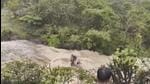 **EDS: SCREENSHOT VIA PTI VIDEOS** Pune: Five persons, including a woman, are feared drowned in a waterfall close to the backwater of Bhushi Dam in Pune's Lonavala area, Sunday, June 30, 2024. (PTI Photo) (PTI06_30_2024_000362A) (PTI) **EDS: SCREENSHOT VIA PTI VIDEOS** Pune: Five persons, including a woman, are feared drowned in a waterfall close to the backwater of Bhushi Dam in Pune's Lonavala area, Sunday, June 30, 2024. (PTI Photo) (PTI06_30_2024_000362A) (PTI)