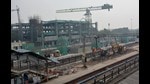 After missing the deadline twice, the latest on May 31, the Railway Land Development Authority (RLDA) now plans to complete the station’s redevelopment work in another three months. (HT File Photo) After missing the deadline twice, the latest on May 31, the Railway Land Development Authority (RLDA) now plans to complete the station’s redevelopment work in another three months. (HT File Photo)