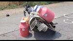 The motorcycle that the milkman abandoned before being shot dead in Sonepat district on Thursday morning. (HT Photo) The motorcycle that the milkman abandoned before being shot dead in Sonepat district on Thursday morning. (HT Photo)