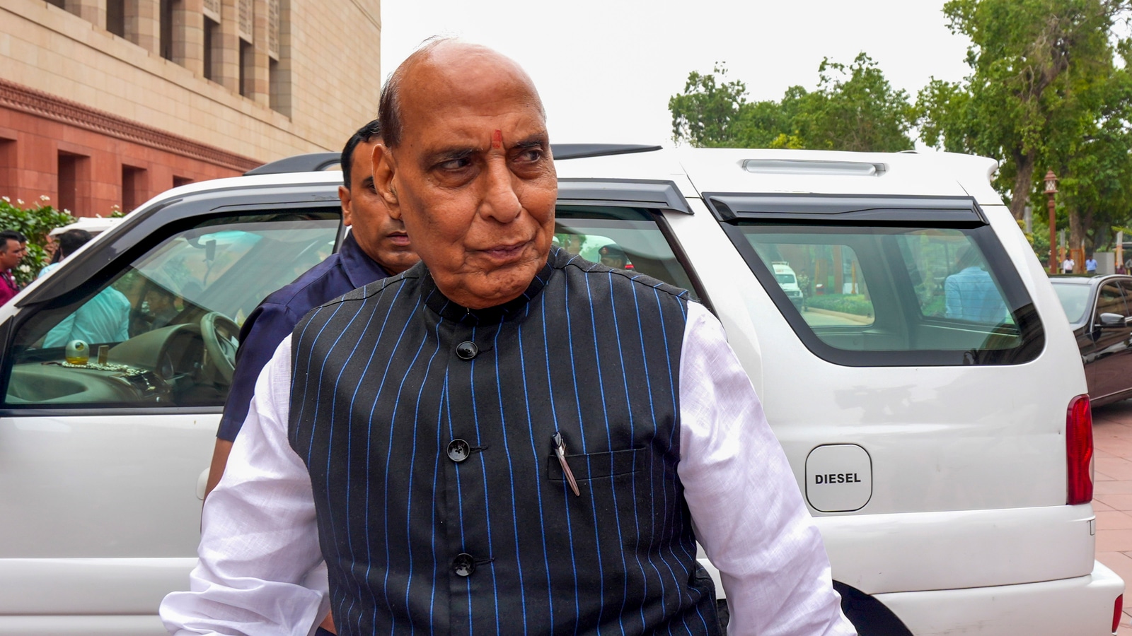 Rajnath Singh admitted to AIIMS due to back pain