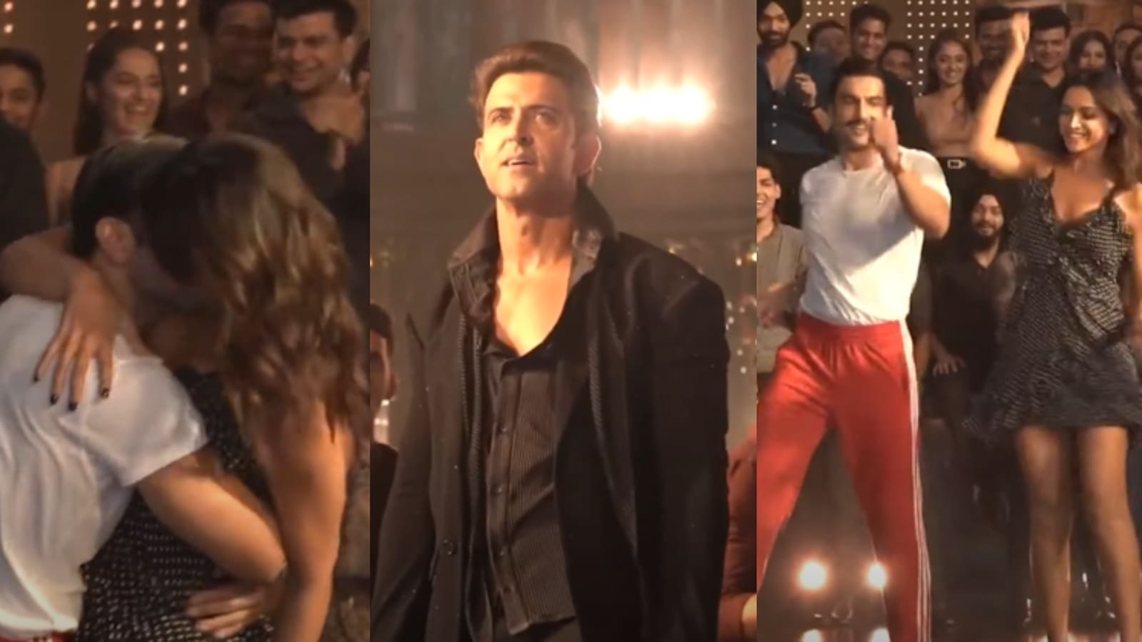 Ranveer Singh shares cosy moment with Deepika Padukone on Fighter sets, pulls Hrithik Roshan's leg in unseen BTS: Watch